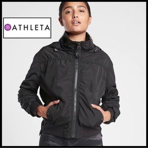 Athleta Point Reyes Bomber ll in Black. Size 2X. Brand New.